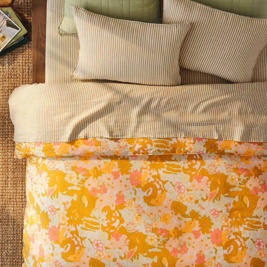 Washed European Linen Duvet Set P0