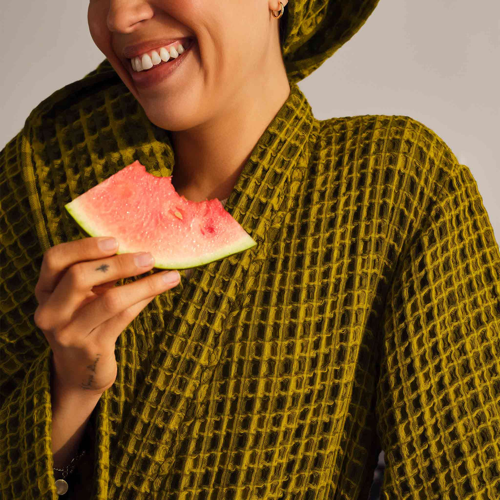 Dreamweave Waffle Robe B3