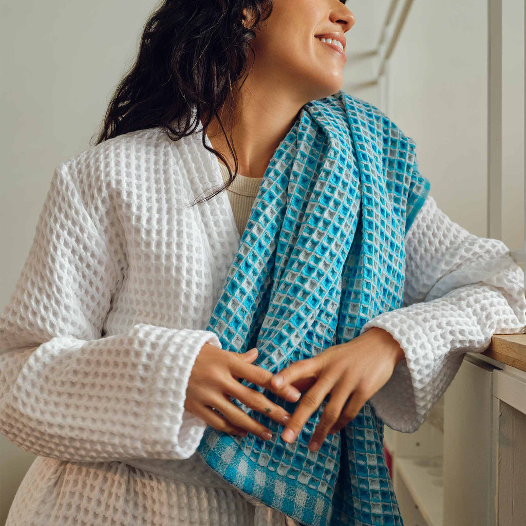 Dreamweave Waffle Bath Towels Set of 2 T4