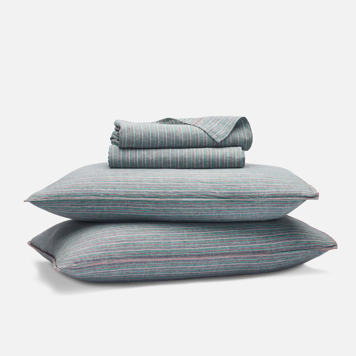 Washed European Linen Core Sheet Set E1