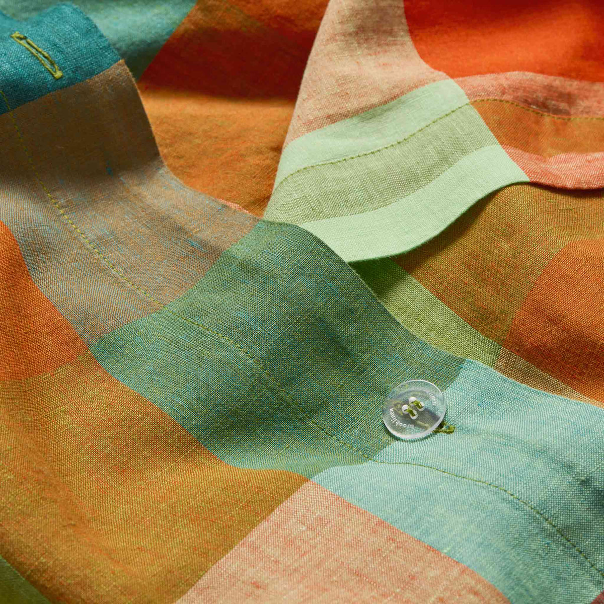 Washed European Linen Duvet Set P0