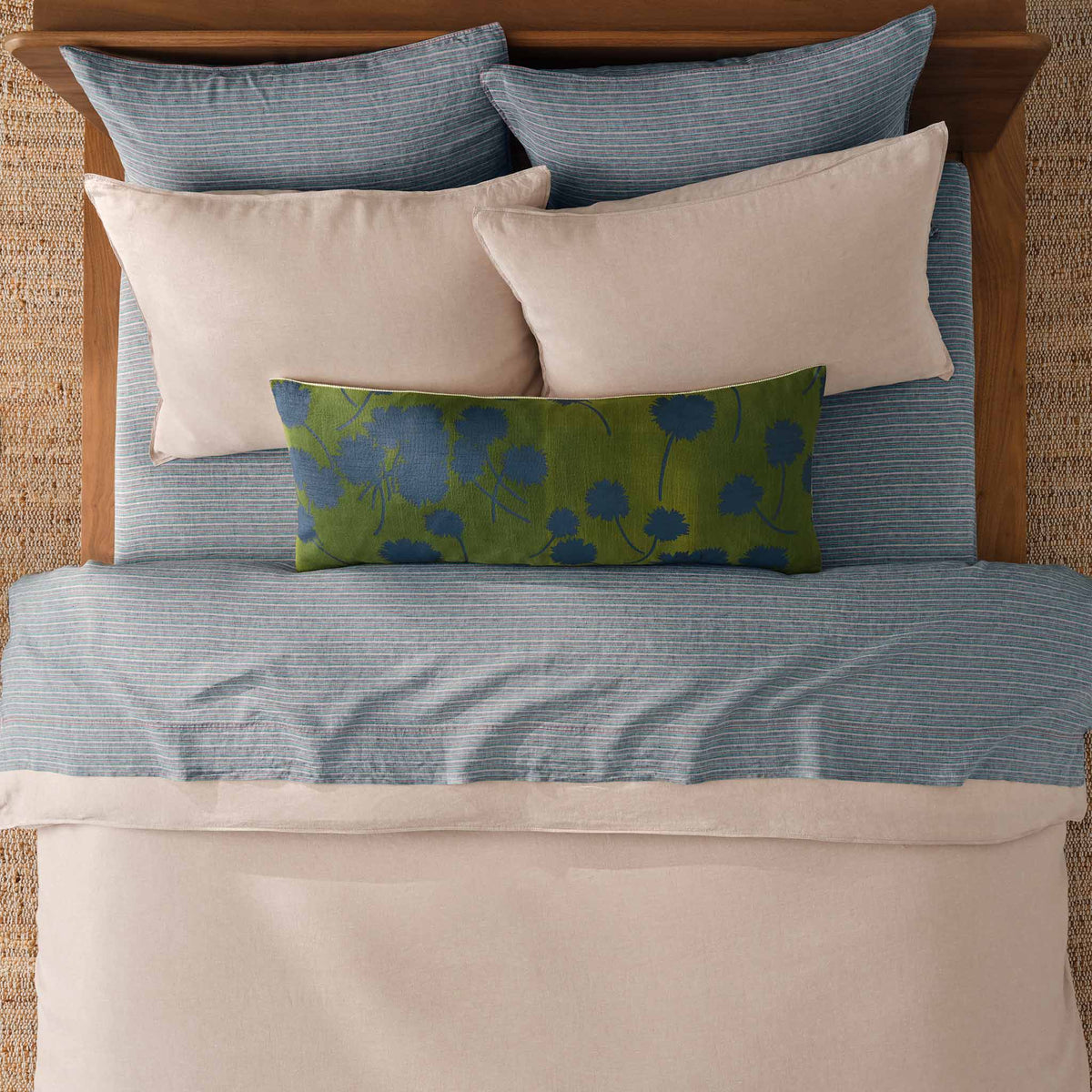 Washed European Linen Core Sheet Set E1