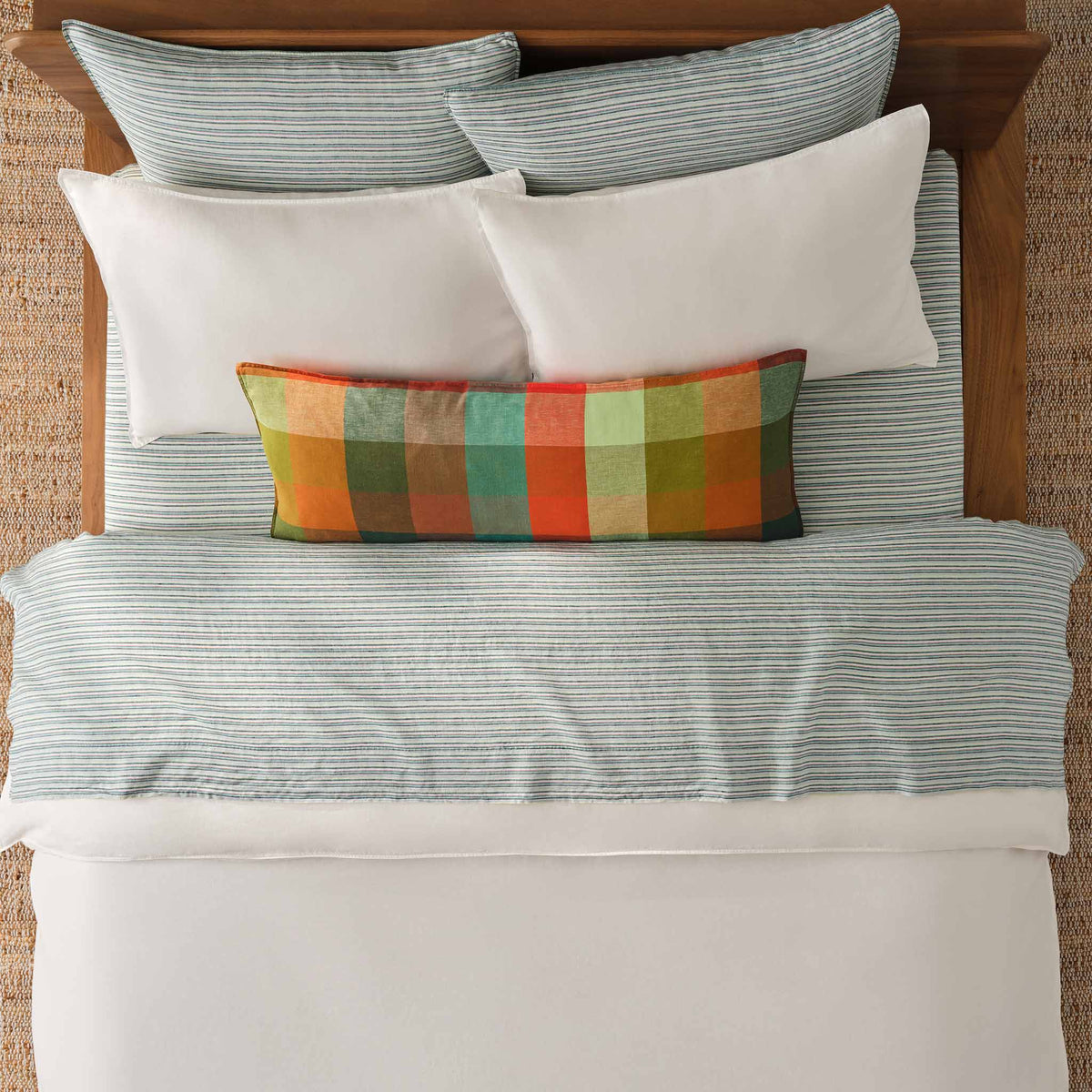 Washed European Linen Core Sheet Set Y4