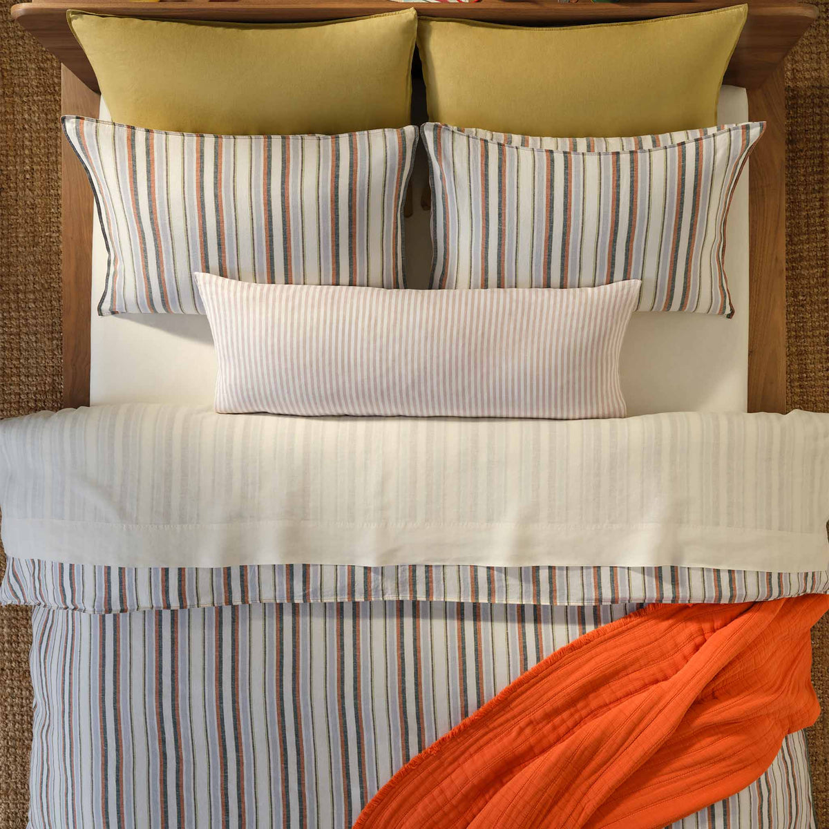 Washed European Linen Duvet Set P0