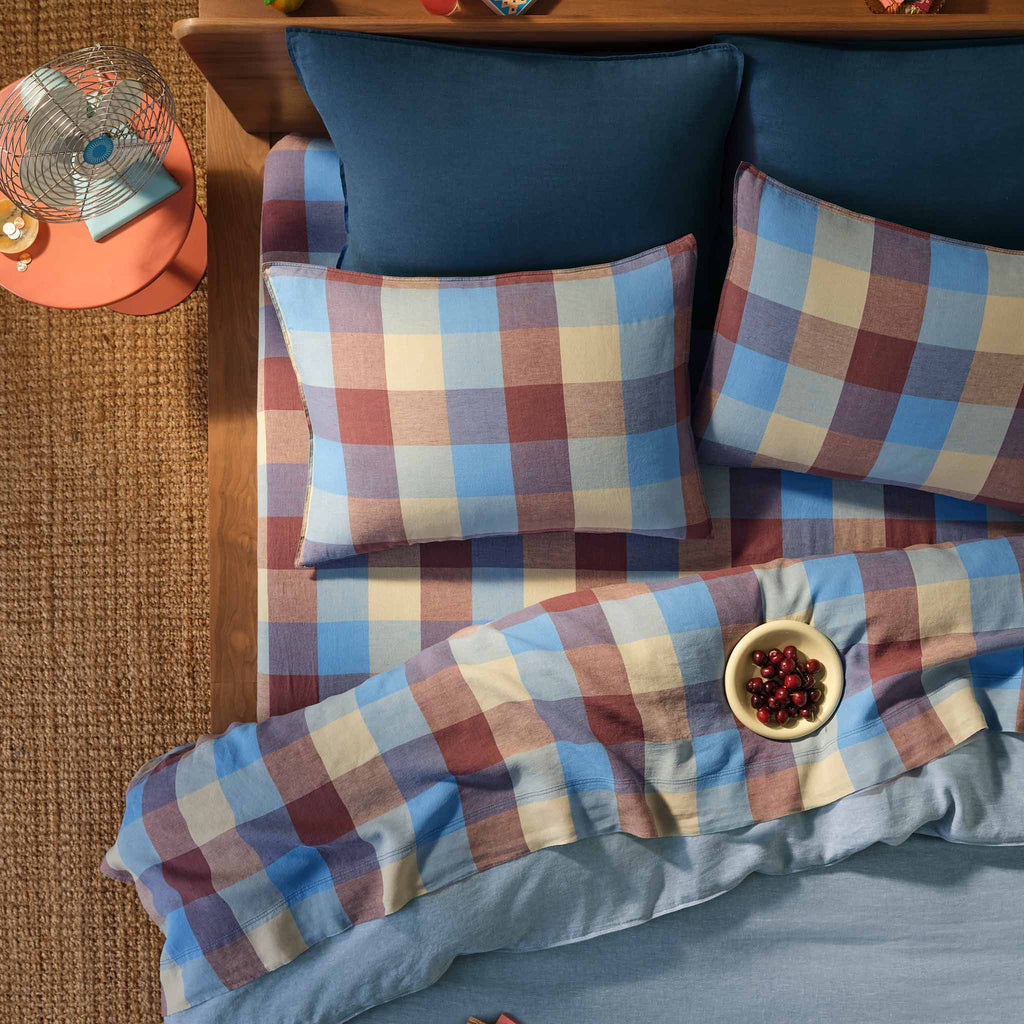 Washed European Linen Core Sheet Set Y4